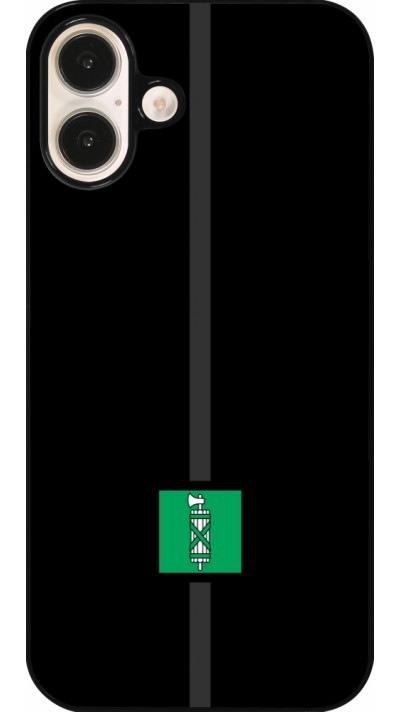 Coque iPhone 16 Plus - Canton SG noir