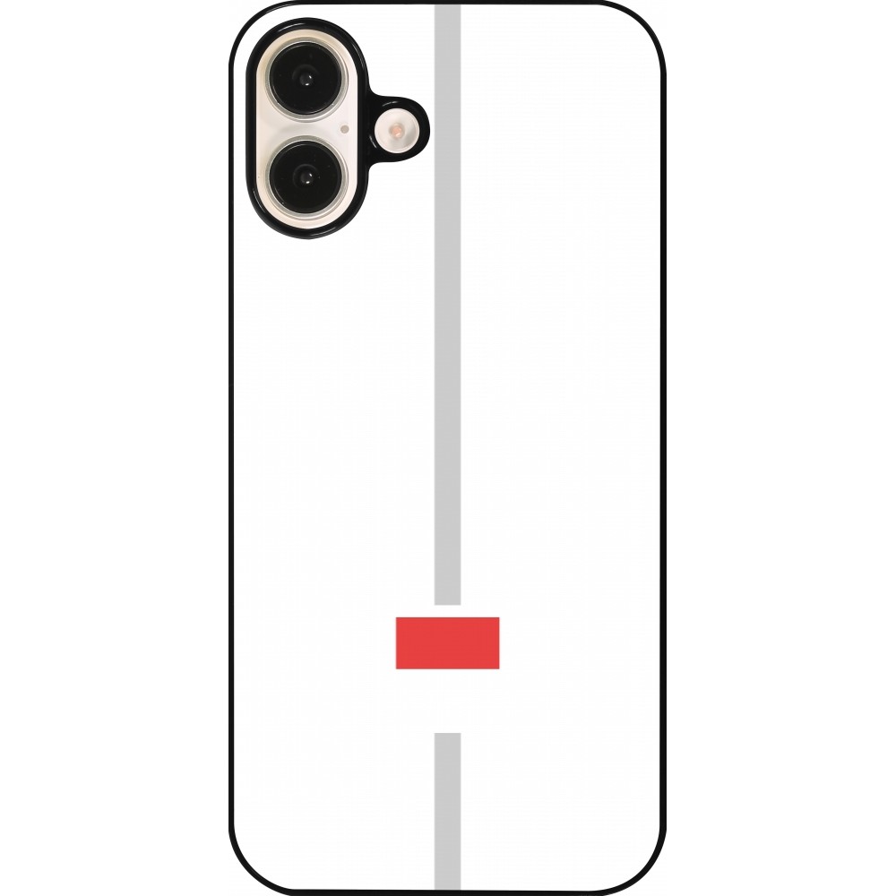 Coque iPhone 16 Plus - Canton SO blanc