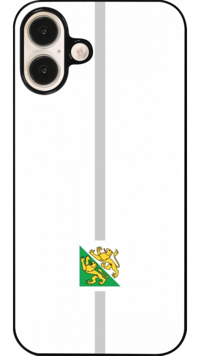 Coque iPhone 16 Plus - Canton TG blanc