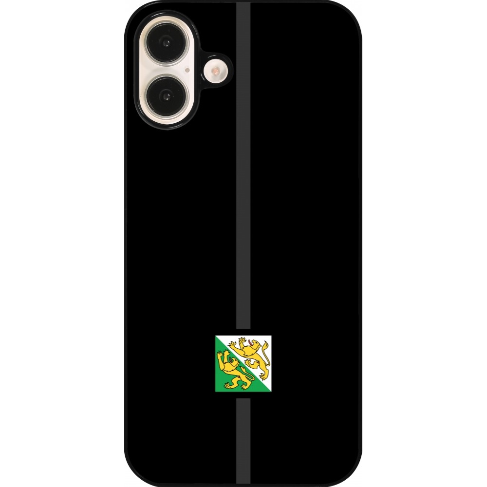 Coque iPhone 16 Plus - Canton TG noir
