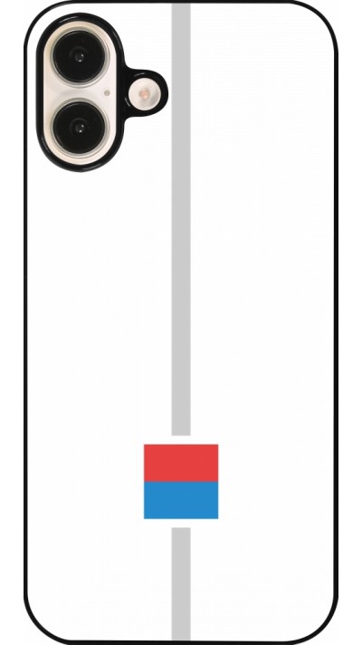 Coque iPhone 16 Plus - Canton TI blanc