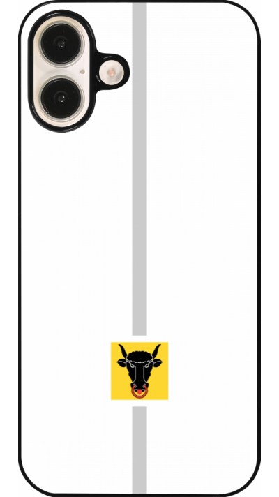 Coque iPhone 16 Plus - Canton UR blanc