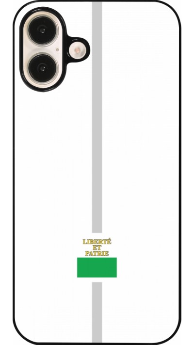 Coque iPhone 16 Plus - Canton VD blanc