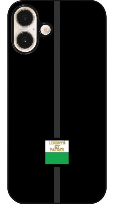 Coque iPhone 16 Plus - Canton VD noir