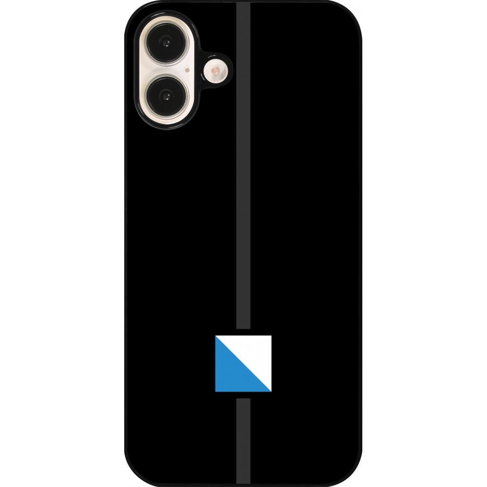 Coque iPhone 16 Plus - Canton ZH noir