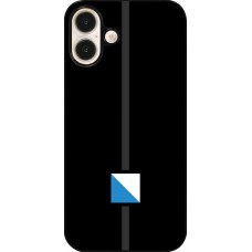 Coque iPhone 16 Plus - Canton ZH noir