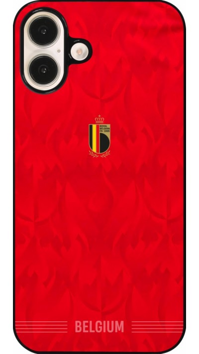 iPhone 16 Plus Case Hülle - Belgien 2026 personalisierbares Fussballtrikot