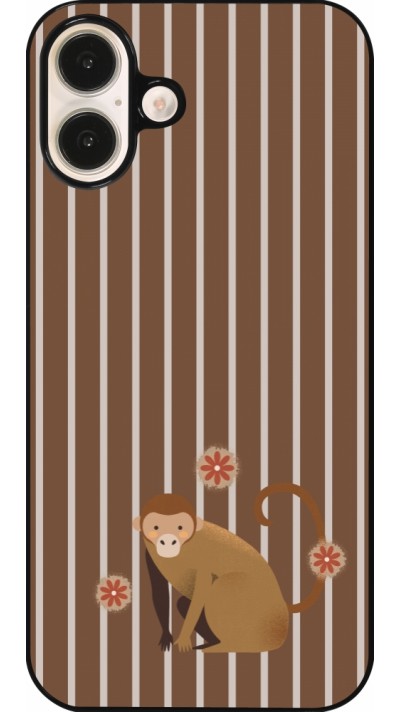 iPhone 16 Plus Case Hülle - Monkey with stripes iPhone 16 Plus Case Hülle - Monkey with stripes