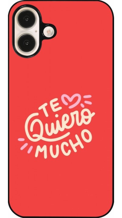 Coque iPhone 16 Plus - Saint Valentines Day 26 Te quiero mucho