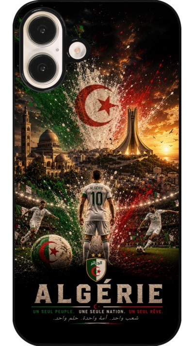 iPhone 16 Plus Case Hülle - Fussball Algerien splash 2026