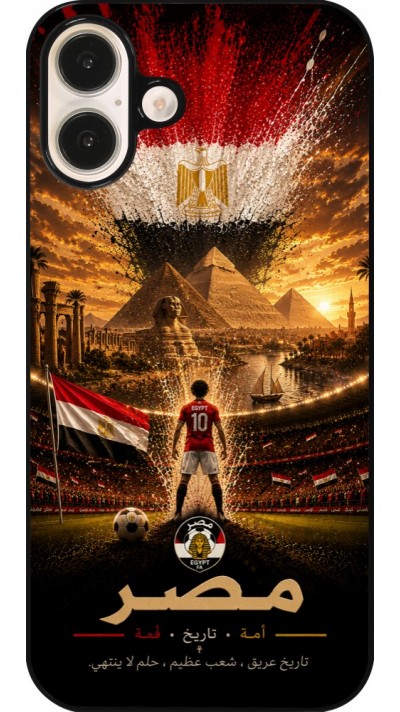 iPhone 16 Plus Case Hülle - Fussball Ägypten splash 2026