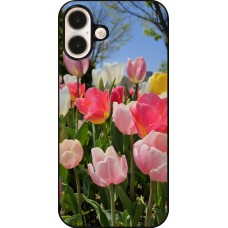 Coque iPhone 16 Plus - Tulips Spring 2026