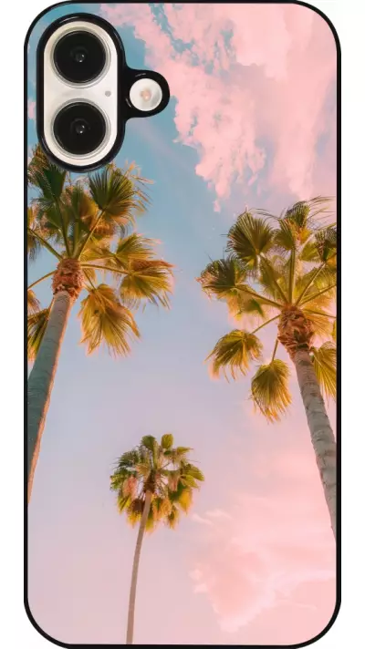 Coque iPhone 16 Plus - Summer 2025 Palmiers