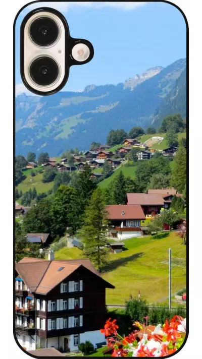 Coque iPhone 16 Plus - Fête Nationale Suisse Paysage