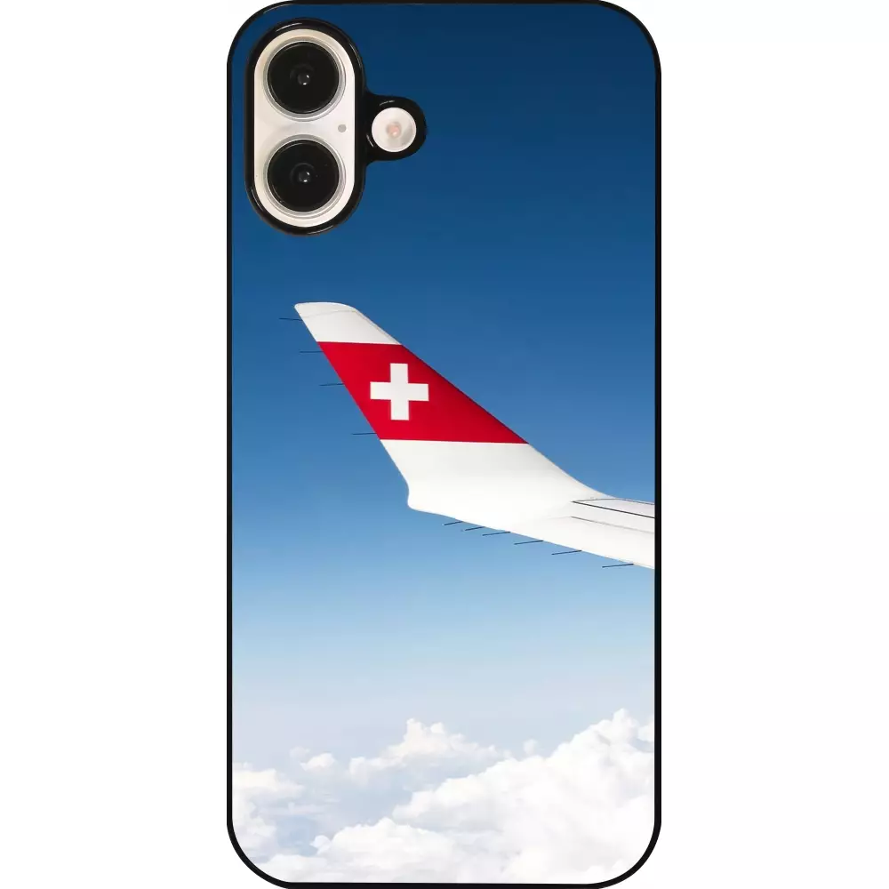 Coque iPhone 16 Plus - Fête Nationale Suisse Sky Swiss Flag
