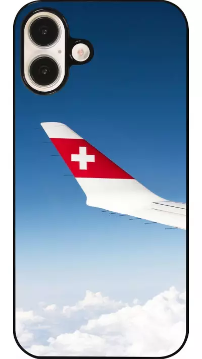Coque iPhone 16 Plus - Fête Nationale Suisse Sky Swiss Flag