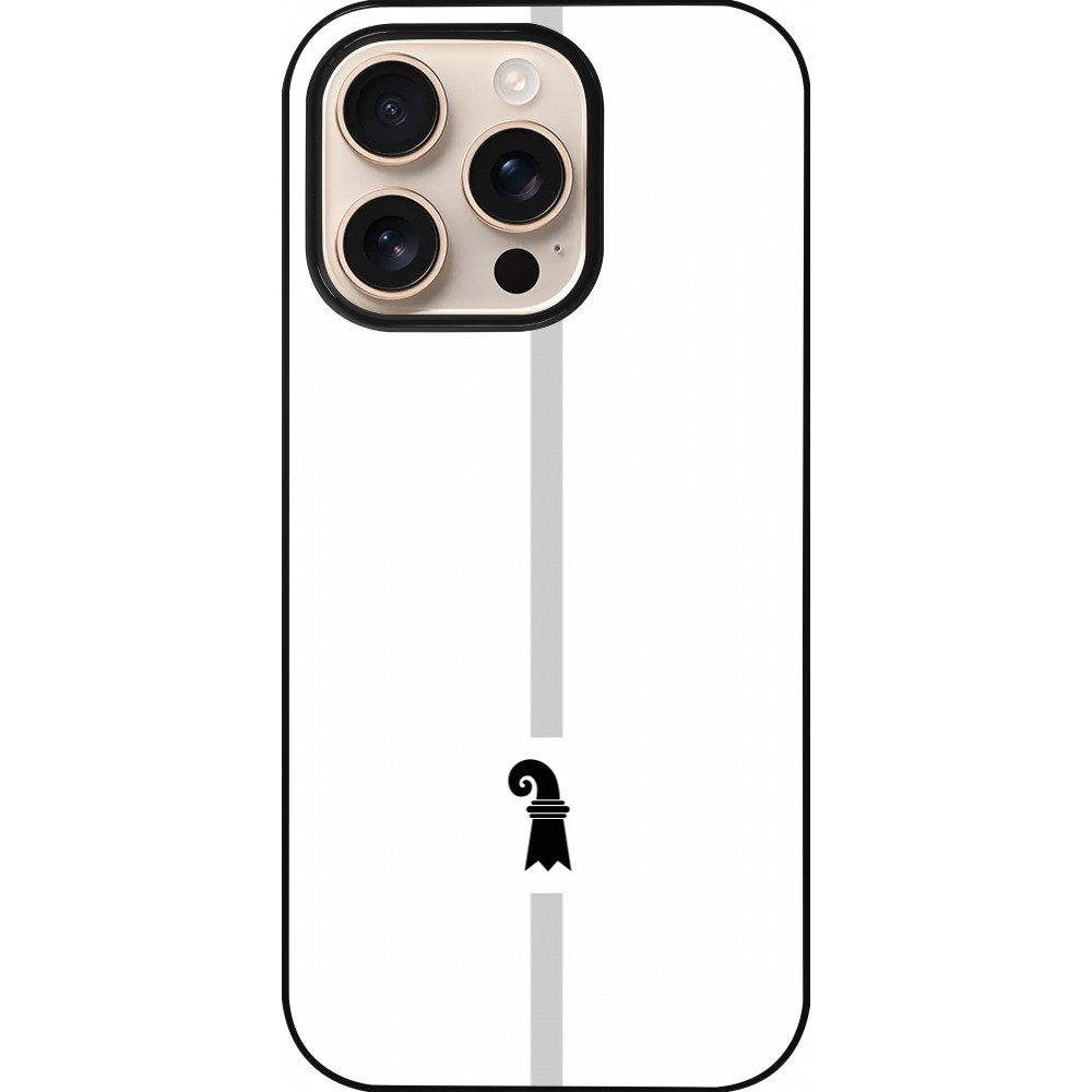 Coque iPhone 16 Pro - Canton BS blanc