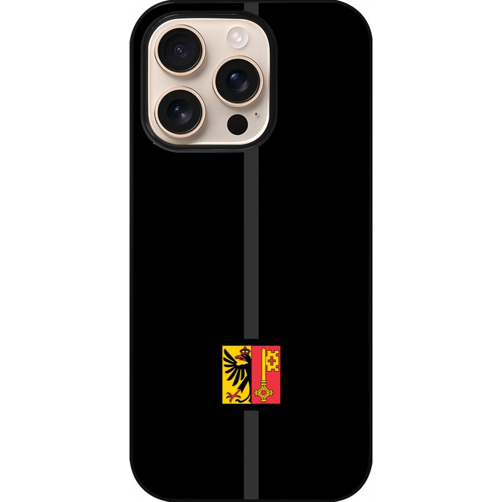 Coque iPhone 16 Pro - Canton GE noir