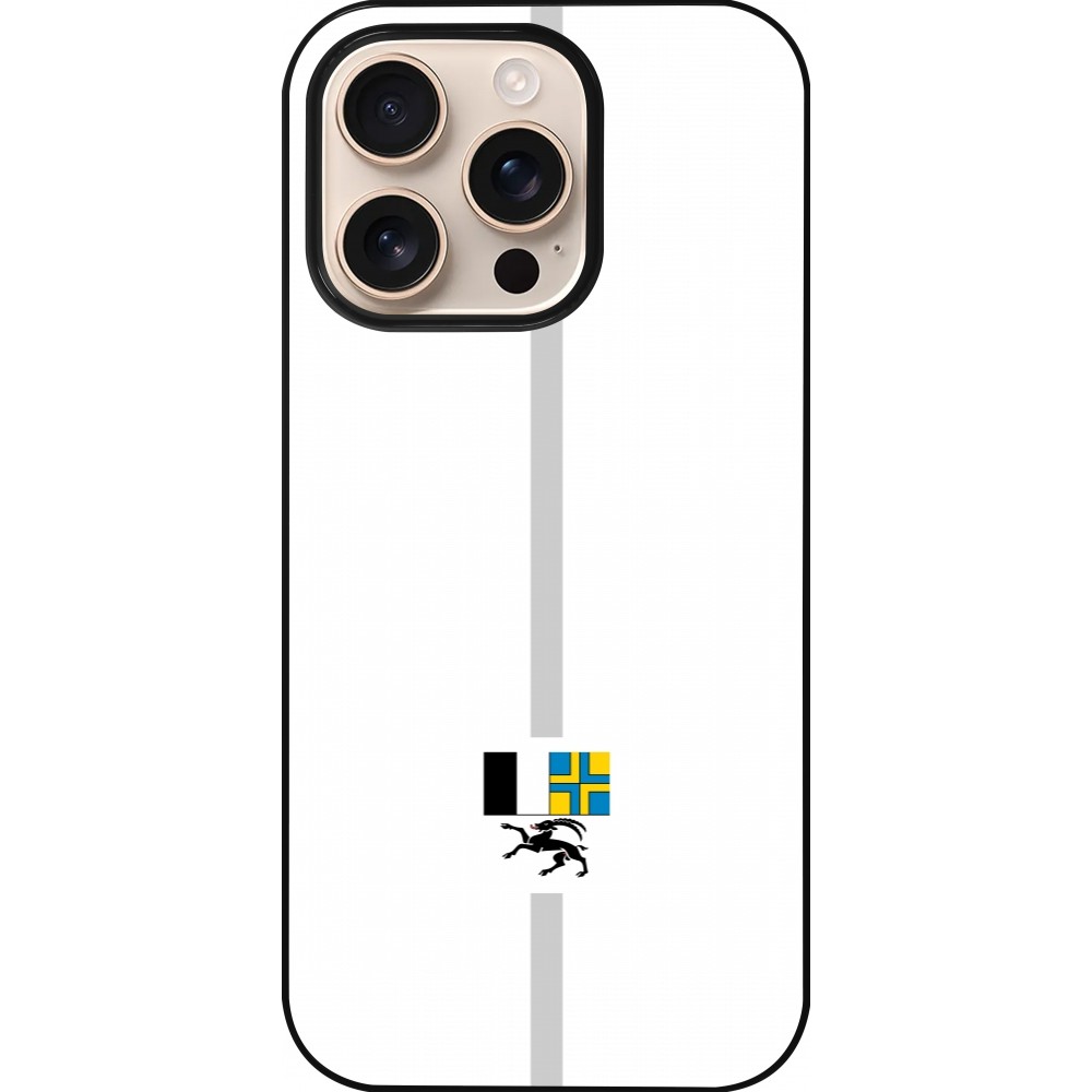 Coque iPhone 16 Pro - Canton GR blanc