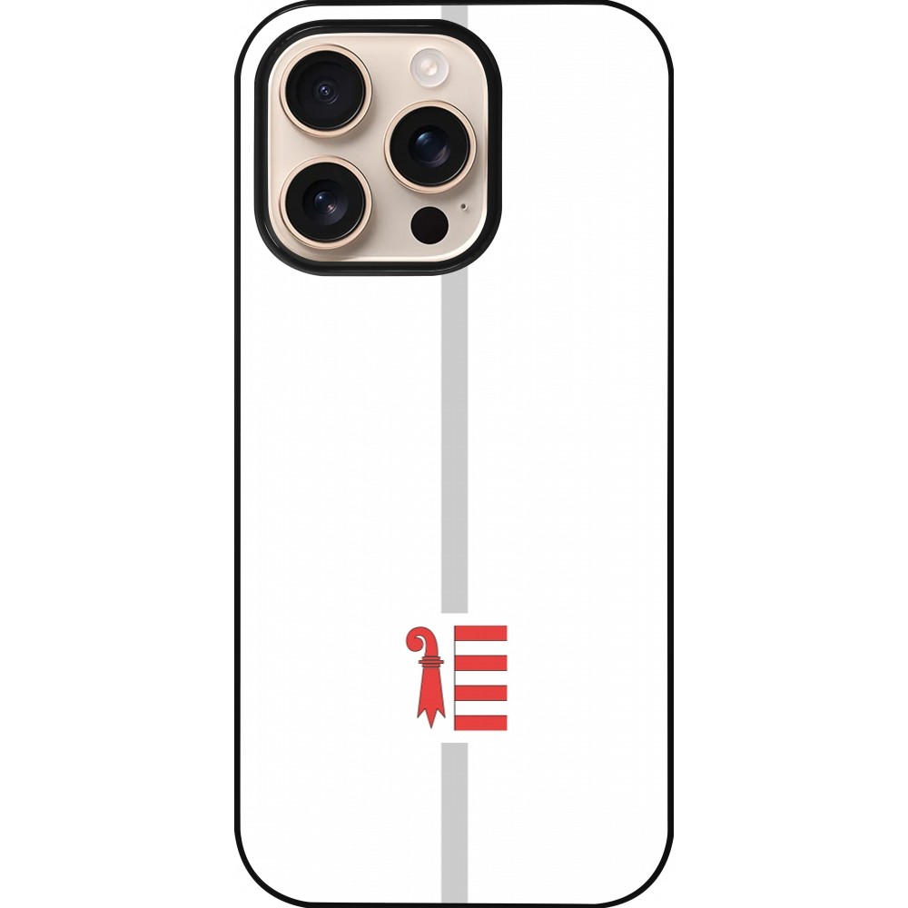 Coque iPhone 16 Pro - Canton JU blanc