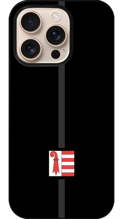 Coque iPhone 16 Pro - Canton JU noir