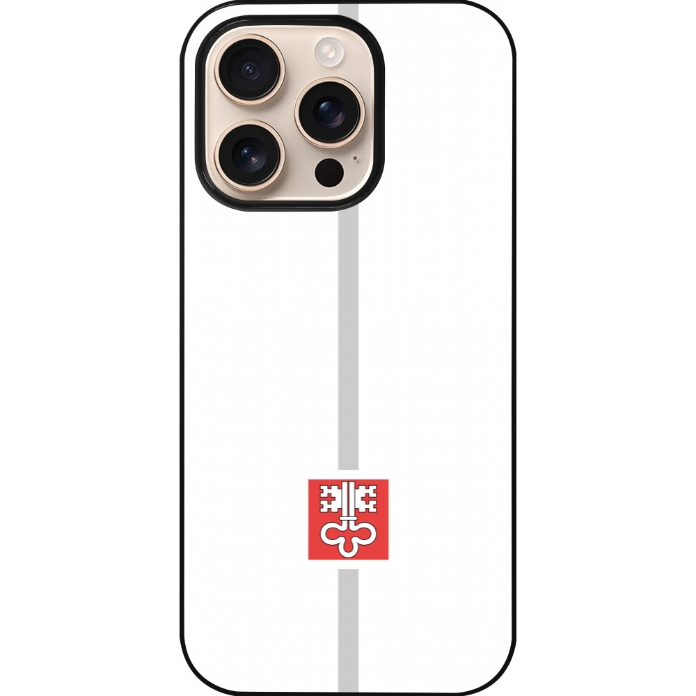 Coque iPhone 16 Pro - Canton NW blanc