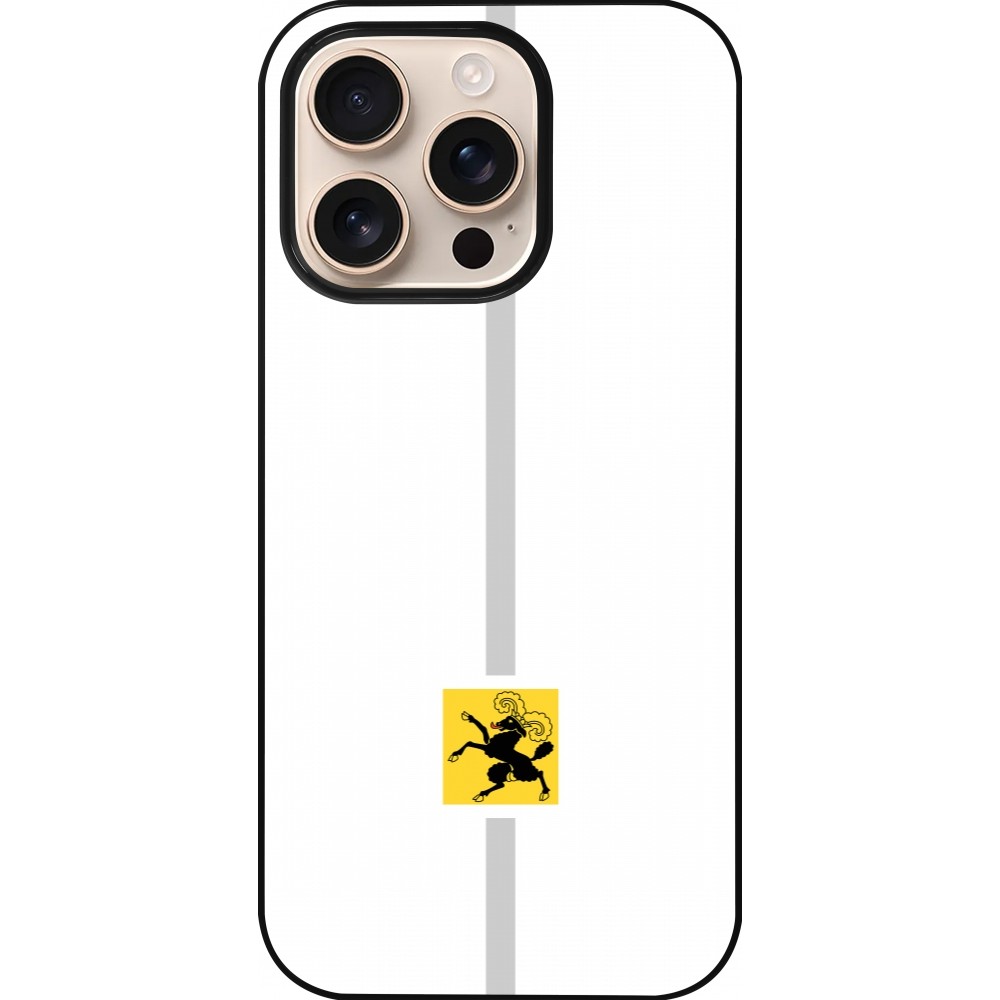 Coque iPhone 16 Pro - Canton SH blanc