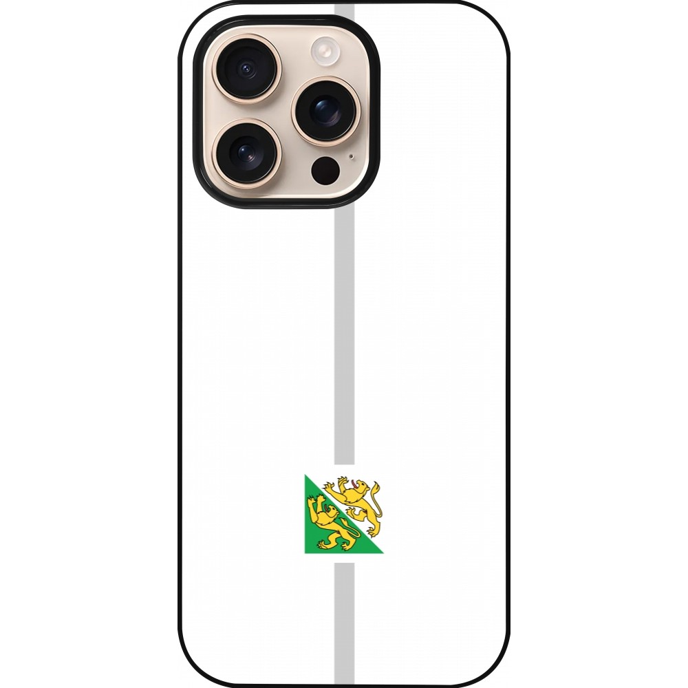 Coque iPhone 16 Pro - Canton TG blanc
