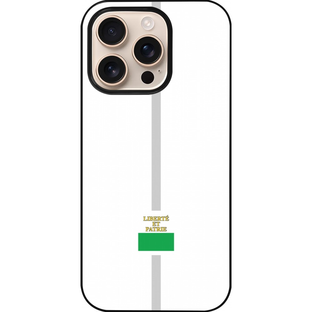 Coque iPhone 16 Pro - Canton VD blanc