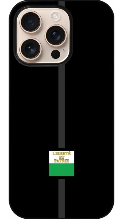 Coque iPhone 16 Pro - Canton VD noir