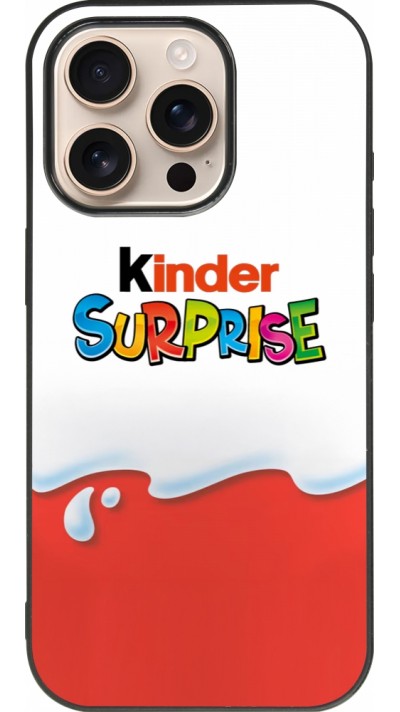 iPhone 16 Pro Case Hülle - Silikon schwarz Kinder Surprise iPhone 16 Pro Case Hülle - Silikon schwarz Kinder Surprise