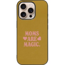 iPhone 16 Pro Case Hülle - Silikon schwarz Mom 2026 Are Magic