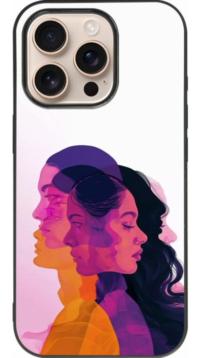 Coque iPhone 16 Pro - Silicone rigide noir Womens day 2026 10