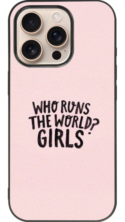 Coque iPhone 16 Pro - Silicone rigide noir Womens day 2026 3