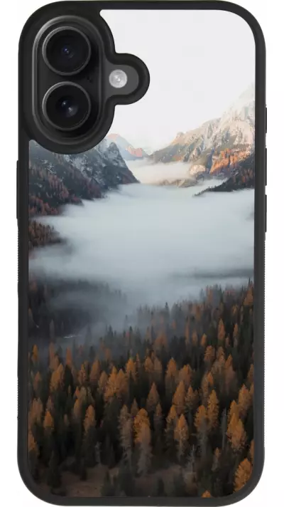 Coque iPhone 17 - Silicone rigide noir Autumn 22 forest lanscape Coque iPhone 17 - Silicone rigide noir Autumn 22 forest lanscape