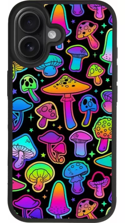 Coque iPhone 17 - Silicone rigide noir Autumn 2024 magic mushrooms Coque iPhone 17 - Silicone rigide noir Autumn 2024 magic mushrooms