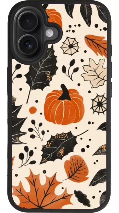 Coque iPhone 17 - Silicone rigide noir Autumn 2024 nature Coque iPhone 17 - Silicone rigide noir Autumn 2024 nature