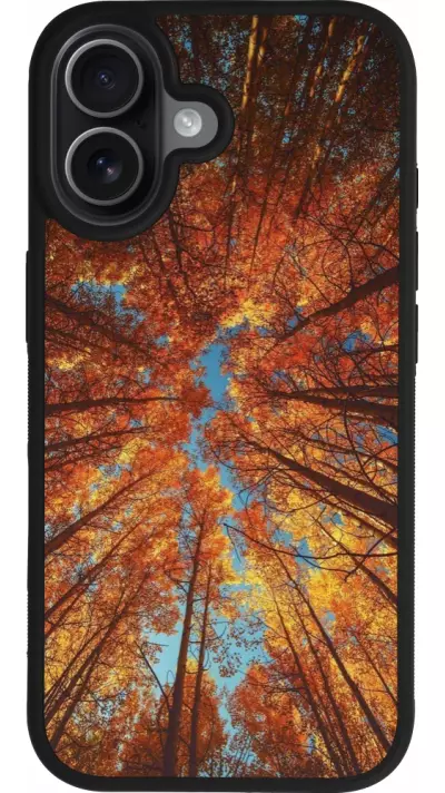 Coque iPhone 17 - Silicone rigide noir Autumn 25 Trees Coque iPhone 17 - Silicone rigide noir Autumn 25 Trees