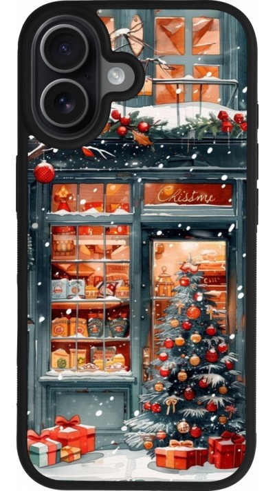 Coque iPhone 17 - Silicone rigide noir Christmas 25 Xmas Shop