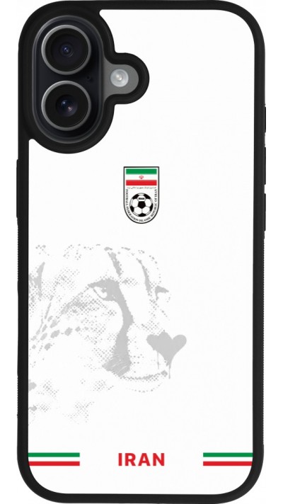 iPhone 17 Case Hülle - Silikon schwarz Iran 2026 personalisierbares Fussballtrikot