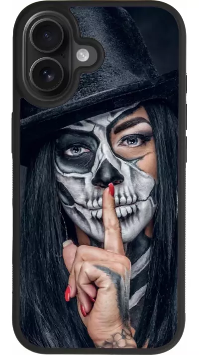 Coque iPhone 17 - Silicone rigide noir Halloween 18 19 Coque iPhone 17 - Silicone rigide noir Halloween 18 19