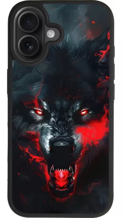 Coque iPhone 17 - Silicone rigide noir Halloween 2024 mad werewolf Coque iPhone 17 - Silicone rigide noir Halloween 2024 mad werewolf