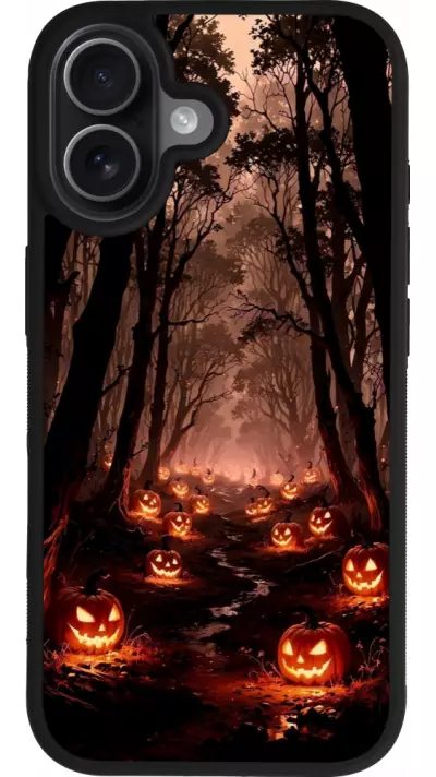 Coque iPhone 17 - Silicone rigide noir Halloween 2025 Road of Terrifying Pumpkins Coque iPhone 17 - Silicone rigide noir Halloween 2025 Road of Terrifying Pumpkins