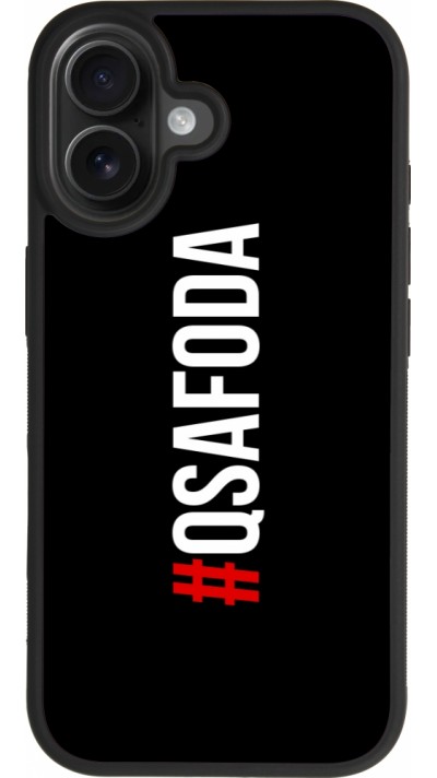 Coque iPhone 17 - Silicone rigide noir Qsafoda 1 Coque iPhone 17 - Silicone rigide noir Qsafoda 1