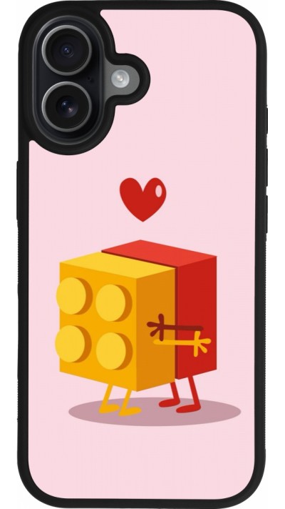 Coque iPhone 17 - Silicone rigide noir Saint Valentines Day 26 Puzzle