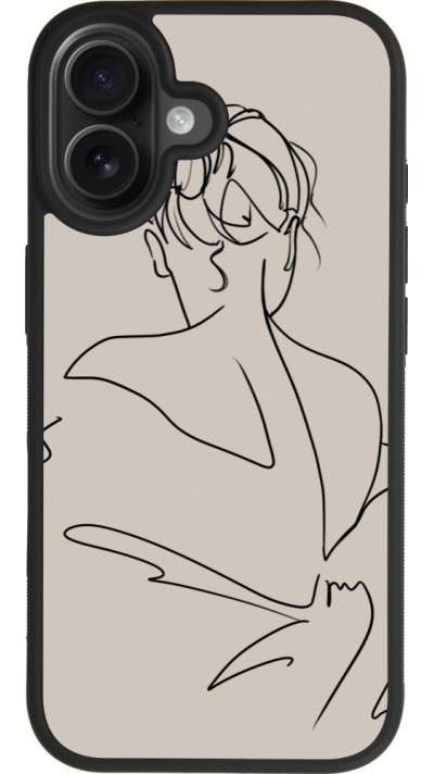 Coque iPhone 17 - Silicone rigide noir Salnikova 05 Coque iPhone 17 - Silicone rigide noir Salnikova 05