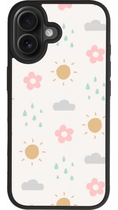 Coque iPhone 17 - Silicone rigide noir Spring 23 weather Coque iPhone 17 - Silicone rigide noir Spring 23 weather