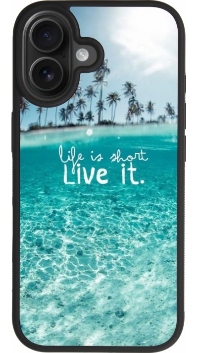 Coque iPhone 17 - Silicone rigide noir Summer 18 24 Coque iPhone 17 - Silicone rigide noir Summer 18 24