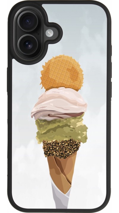 Coque iPhone 17 - Silicone rigide noir Summer 2025 Cornet Coque iPhone 17 - Silicone rigide noir Summer 2025 Cornet