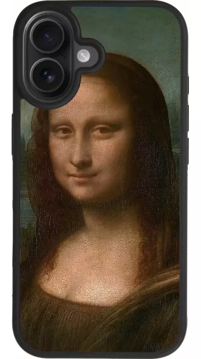 Coque iPhone 17 - Silicone rigide noir Tableau art - La Joconde - Léonard de Vinci Coque iPhone 17 - Silicone rigide noir Tableau art - La Joconde - Léonard de Vinci